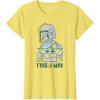 imageStar Wars The Mandalorian and Grogu This is the Way Cute TShirtLemon Yellow