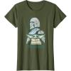 imageStar Wars The Mandalorian and Grogu This is the Way Cute TShirtOlive Green