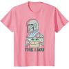 imageStar Wars The Mandalorian and Grogu This is the Way Cute TShirtPink