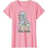 imageStar Wars The Mandalorian and Grogu This is the Way Cute TShirtPink