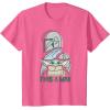 imageStar Wars The Mandalorian and Grogu This is the Way Cute TShirtPink Heather