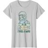 imageStar Wars The Mandalorian and Grogu This is the Way Cute TShirtSilver Grey