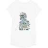 imageStar Wars The Mandalorian and Grogu This is the Way Cute TShirtWhite