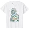 imageStar Wars The Mandalorian and Grogu This is the Way Cute TShirtWhite