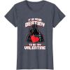 imageStar Wars Valentines Day Vader It Is Your Destiny Be Mine TShirtHeather Blue