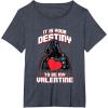 imageStar Wars Valentines Day Vader It Is Your Destiny Be Mine TShirtHeather Blue