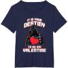 imageStar Wars Valentines Day Vader It Is Your Destiny Be Mine TShirtNavy Blue