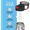 imageTHERMOS FUNTAINER Water Bottle with Straw  12 Ounce  Kids Stainless Steel Vacuum Insulated Water Bottle with Lid MandalorianAvengers