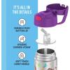 imageTHERMOS FUNTAINER Water Bottle with Straw  12 Ounce  Kids Stainless Steel Vacuum Insulated Water Bottle with Lid MandalorianEncanto