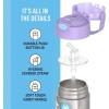 imageTHERMOS FUNTAINER Water Bottle with Straw  12 Ounce  Kids Stainless Steel Vacuum Insulated Water Bottle with Lid MandalorianFrozen 2