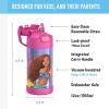 imageTHERMOS FUNTAINER Water Bottle with Straw  12 Ounce  Kids Stainless Steel Vacuum Insulated Water Bottle with Lid MandalorianLittle Mermaid