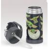 imageTHERMOS FUNTAINER Water Bottle with Straw  12 Ounce  Kids Stainless Steel Vacuum Insulated Water Bottle with Lid MandalorianMandalorian
