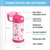 imageTHERMOS FUNTAINER Water Bottle with Straw  12 Ounce  Kids Stainless Steel Vacuum Insulated Water Bottle with Lid MandalorianPRESCHOOL MINNIE
