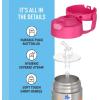 imageTHERMOS FUNTAINER Water Bottle with Straw  12 Ounce  Kids Stainless Steel Vacuum Insulated Water Bottle with Lid MandalorianPeppa Pig