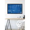 imageTrends International Star Wars Saga  Rebel Blueprint Wall Poster 22375quot x 34quot Unframed VersionBlack Framed Version