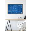 imageTrends International Star Wars Saga  Rebel Blueprint Wall Poster 22375quot x 34quot Unframed VersionBronze Framed Version