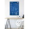 imageTrends International Star Wars Saga  Rebel Blueprint Wall Poster 22375quot x 34quot Unframed VersionUnframed Version