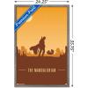 imageTrends International Star Wars The Mandalorian  Mando and The Child At Dusk Wall Poster 22375quot x 34quot Unframed VersionBarnwood Framed Version