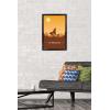 imageTrends International Star Wars The Mandalorian  Mando and The Child At Dusk Wall Poster 22375quot x 34quot Unframed VersionBlack Framed Version