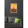 imageTrends International Star Wars The Mandalorian  Mando and The Child At Dusk Wall Poster 22375quot x 34quot Unframed VersionBlonde Framed Version