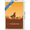 imageTrends International Star Wars The Mandalorian  Mando and The Child At Dusk Wall Poster 22375quot x 34quot Unframed VersionBlonde Framed Version