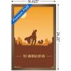 imageTrends International Star Wars The Mandalorian  Mando and The Child At Dusk Wall Poster 22375quot x 34quot Unframed VersionBronze Framed Version