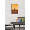 imageTrends International Star Wars The Mandalorian  Mando and The Child At Dusk Wall Poster 22375quot x 34quot Unframed VersionBronze Framed Version