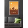 imageTrends International Star Wars The Mandalorian  Mando and The Child At Dusk Wall Poster 22375quot x 34quot Unframed VersionGray Framed Version