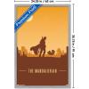 imageTrends International Star Wars The Mandalorian  Mando and The Child At Dusk Wall Poster 22375quot x 34quot Unframed VersionGray Framed Version
