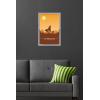 imageTrends International Star Wars The Mandalorian  Mando and The Child At Dusk Wall Poster 22375quot x 34quot Unframed VersionGray Framed Version