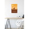 imageTrends International Star Wars The Mandalorian  Mando and The Child At Dusk Wall Poster 22375quot x 34quot Unframed VersionPremium Unframed Version
