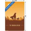 imageTrends International Star Wars The Mandalorian  Mando and The Child At Dusk Wall Poster 22375quot x 34quot Unframed VersionPremium Unframed Version