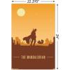 imageTrends International Star Wars The Mandalorian  Mando and The Child At Dusk Wall Poster 22375quot x 34quot Unframed VersionUnframed Version