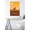 imageTrends International Star Wars The Mandalorian  Mando and The Child At Dusk Wall Poster 22375quot x 34quot Unframed VersionUnframed Version