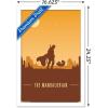 imageTrends International Star Wars The Mandalorian  Mando and The Child At Dusk Wall Poster 22375quot x 34quot Unframed VersionWhite Framed Version