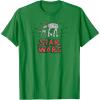 imageStar Wars  Holiday ATAT Scribbles TShirtKelly Green