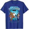 imageStar Wars Kessel Run 11 59 Parsecs Chewbacca ampamp Han Solo TShirtRoyal Blue