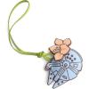 imageVera Bradley Star Wars Faux Leather Bag Charm Millennium Falcon Floral