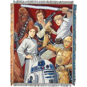 imageNorthwest Star Wars Woven Tapestry Throw Blanket 48quot x 60quot Rebel Forces48 x 60