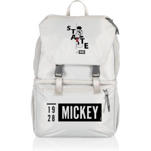 imagePICNIC TIME Tarana Made with Recycled Material Soft Backpack Upcycled Cooler Bag Star Wars Darth VaderCarbon Black 112 x 73 x 169Disney Mickey Mouse  Halo Gray