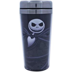 imageSilver Buffalo Star Wars Featuring Luke Skywalker Princess Leia Hans Solo Chewbacca Yoda R2D2 and C3PO Double Wall Stainless Steel Travel Mug With Handle 15 OuncesGray