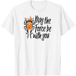 imageStar Wars  Ahsoka May The Force Be With You TShirtWhite