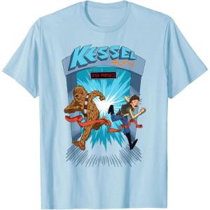 imageStar Wars Kessel Run 11 59 Parsecs Chewbacca ampamp Han Solo TShirtBaby Blue