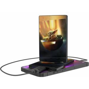 imageStar Wars The Mandalorian Grogu and Din Djarin Portrait 2500mAh Credit Card PowerbankGrogu