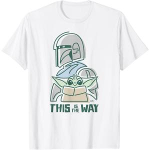 imageStar Wars The Mandalorian and Grogu This is the Way Cute TShirtWhite