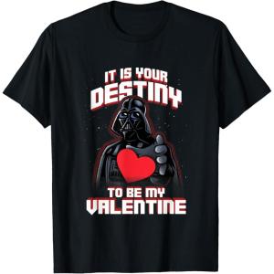 imageStar Wars Valentines Day Vader It Is Your Destiny Be Mine TShirtBlack