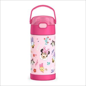 imageTHERMOS FUNTAINER Water Bottle with Straw  12 Ounce  Kids Stainless Steel Vacuum Insulated Water Bottle with Lid MandalorianPRESCHOOL MINNIE