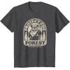 imageStar Wars  Ewok Protect The Forest TShirtDark Heather Grey