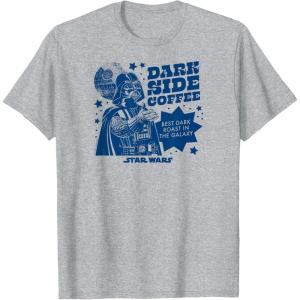 imageStar Wars  Dark Side Coffee Best Dark Roast In The Galaxy TShirtHeather Grey