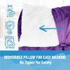 imageJay Franco Kids Nap Mat with Embedded Pillow ampamp Blanket  Soft 46quotx20quot Microfiber Sleeping Bag with Name Tag ampamp Handle for School Travel Sleepover Gray  Star WarsGreen  Hulk